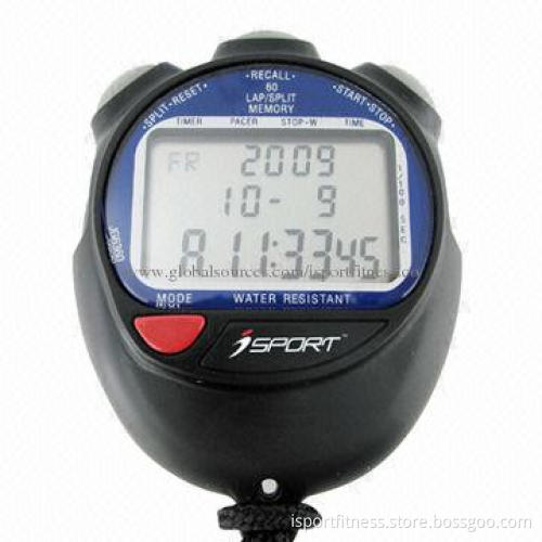 LCD 10-500 Laps Stopwatch with Alarm